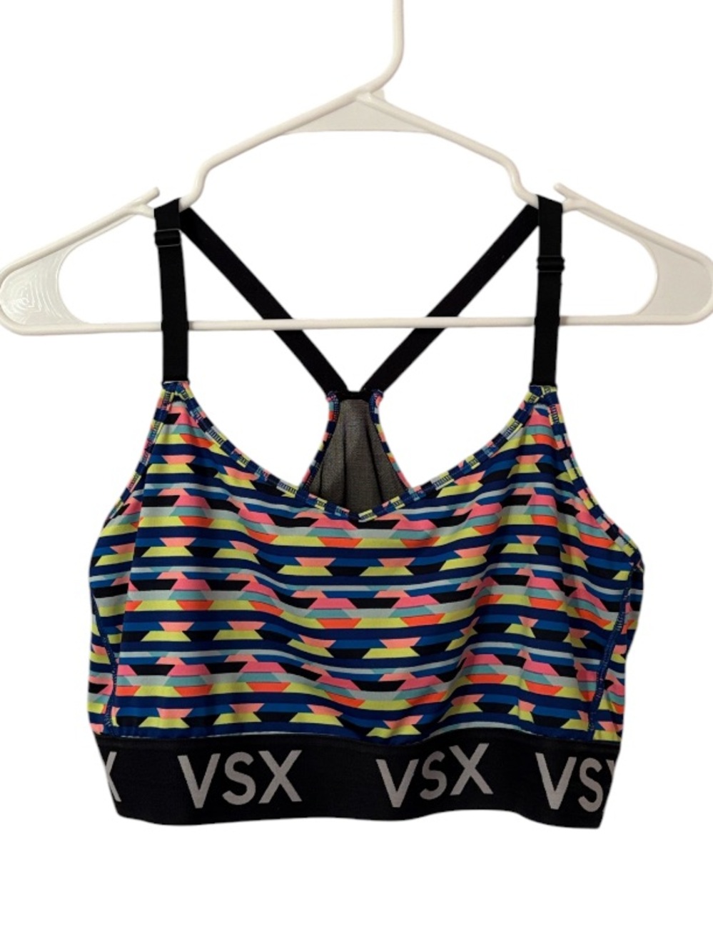 Victoria Secret VSX Multi Geometric Print Sports Bra